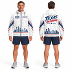 Custom Name Texas Skyline Run Running Windbreaker Jacket