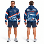 Custom Name Coast Guard Guardian Runner Running Windbreaker Jacket