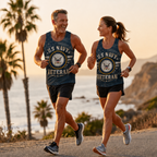 Veteran Running Tank Top - US Navy Veteran V5 Tech Singlet