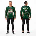 Custom Name Santa’s Pace Team Running Long Sleeve Shirt