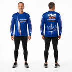 Custom Name Empire State Velocity Running Long Sleeve Shirt