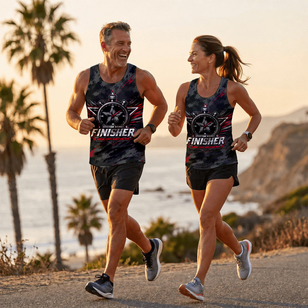 Tactical Speed The Marine Corp Race Day Running Tank Top