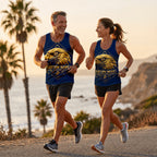 Golden Eagle Pride The Marine Corp Race Day Running Tank Top