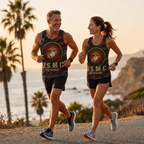 Veteran Running Tank Top - US Marine Corps Veteran V5 Tech Singlet