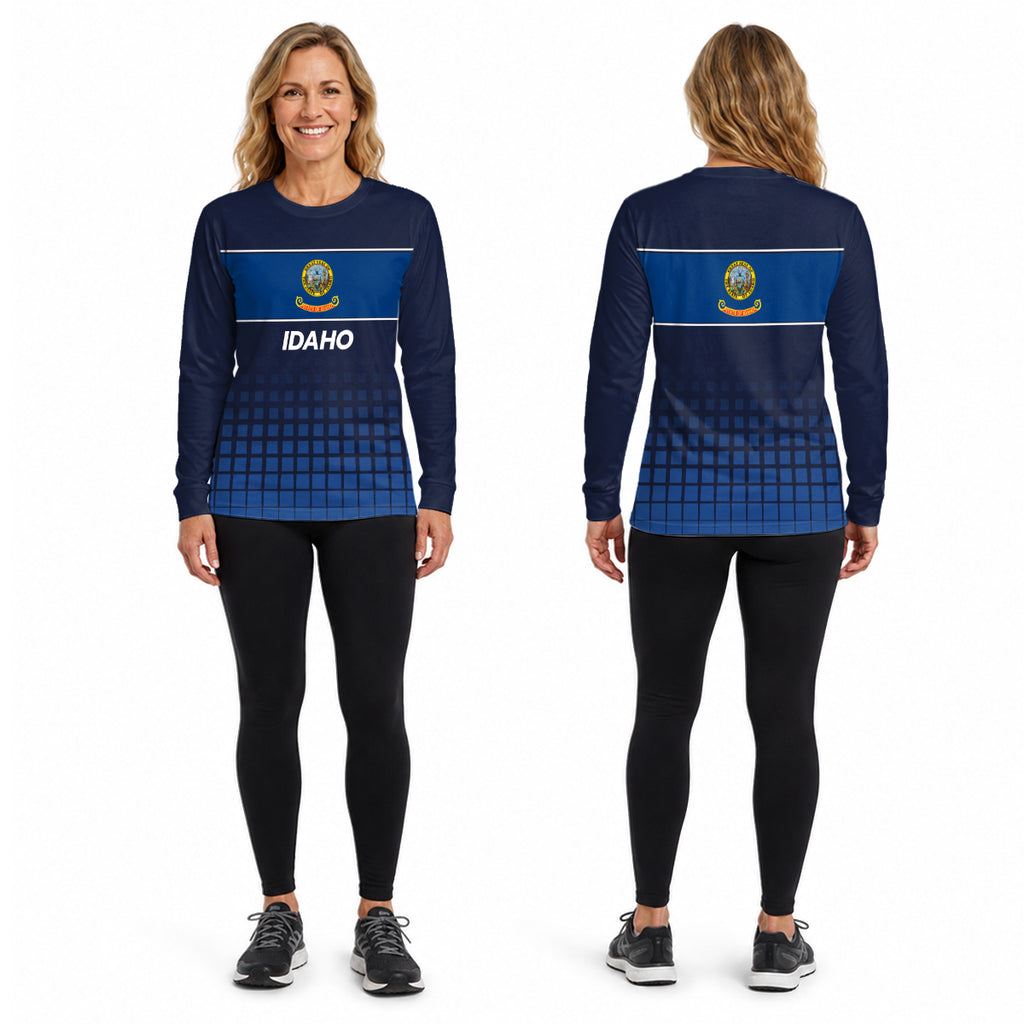 Idaho State Pride Long Sleeve Running T-Shirt