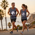 Cat Running Tank Top Silly Kitten Ibuprofen Running Singlet for Men and Women