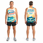 Custom Name Miles Aloha Paradise Running Tank Top