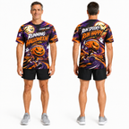 Pumpkin Pace Runner Halloween Tech Running T-Shirt