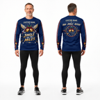 Custom Name Jingle All the Miles Running Long Sleeve Shirt