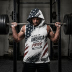 Iron Will No Excuses Men's Workout Hooded Tank Top