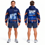 Custom Name NYC Midnight Race Running Windbreaker Jacket
