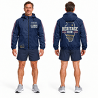 Custom Name Illinois Heritage Run Illinois Running Windbreaker Jacket