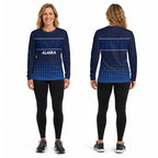 Alaska State Pride Long Sleeve Running T-Shirt