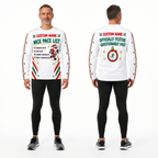 Custom Name Officially on the Nice Pace List Running Long Sleeve Shirt