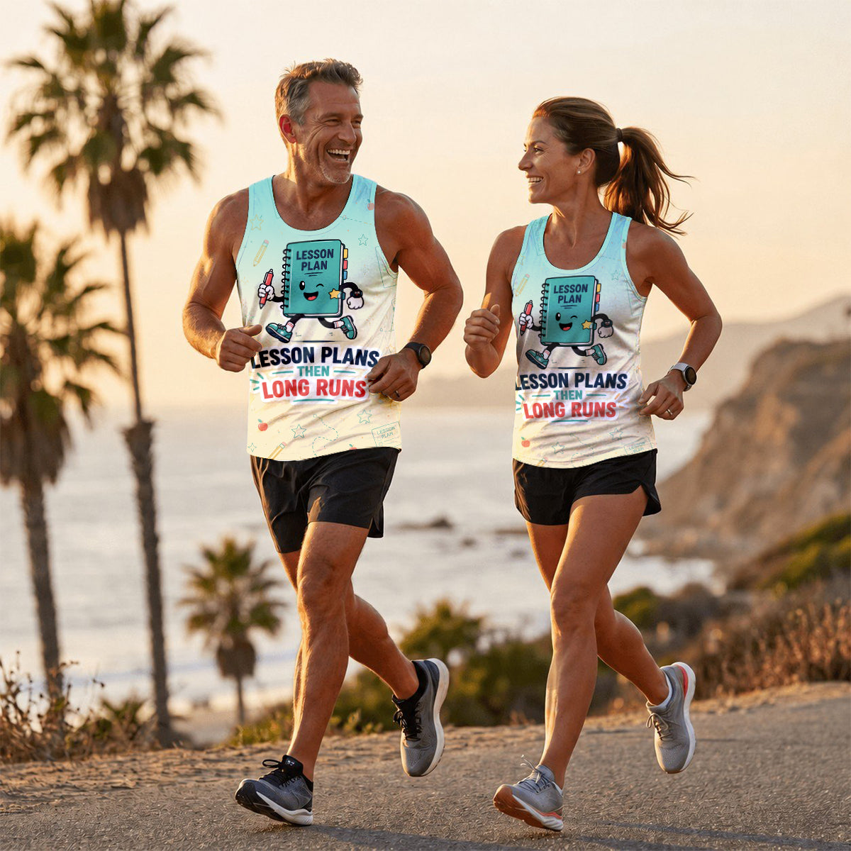 Teacher Running Tank Top Lesson Plan Marathon Tech Running Singlet