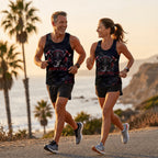 Men's Running Tank Top Firefighter Born To Fight Fire Running Singlet V2