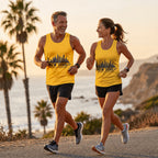 Taxi Yellow Cityscape New York Running Tank Top