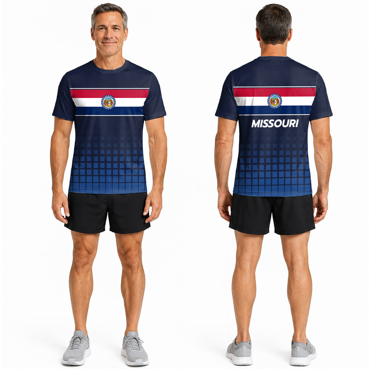 Missouri State Pride Tech Running T-Shirt