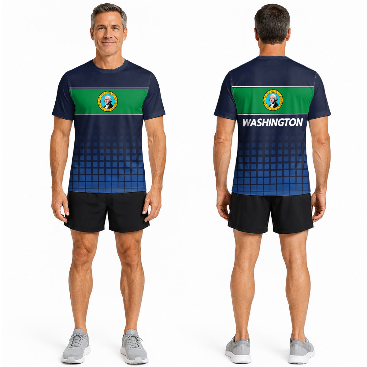Washington State Pride Tech Running T-Shirt