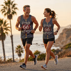 Route 66 Highway California State Running Tank Top