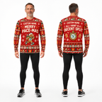 Custom Name Merry Pace-mas Running Long Sleeve Shirt