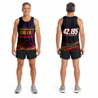 Glitch Art Effekt Berlin Wettkampftag Lauf-Tanktop