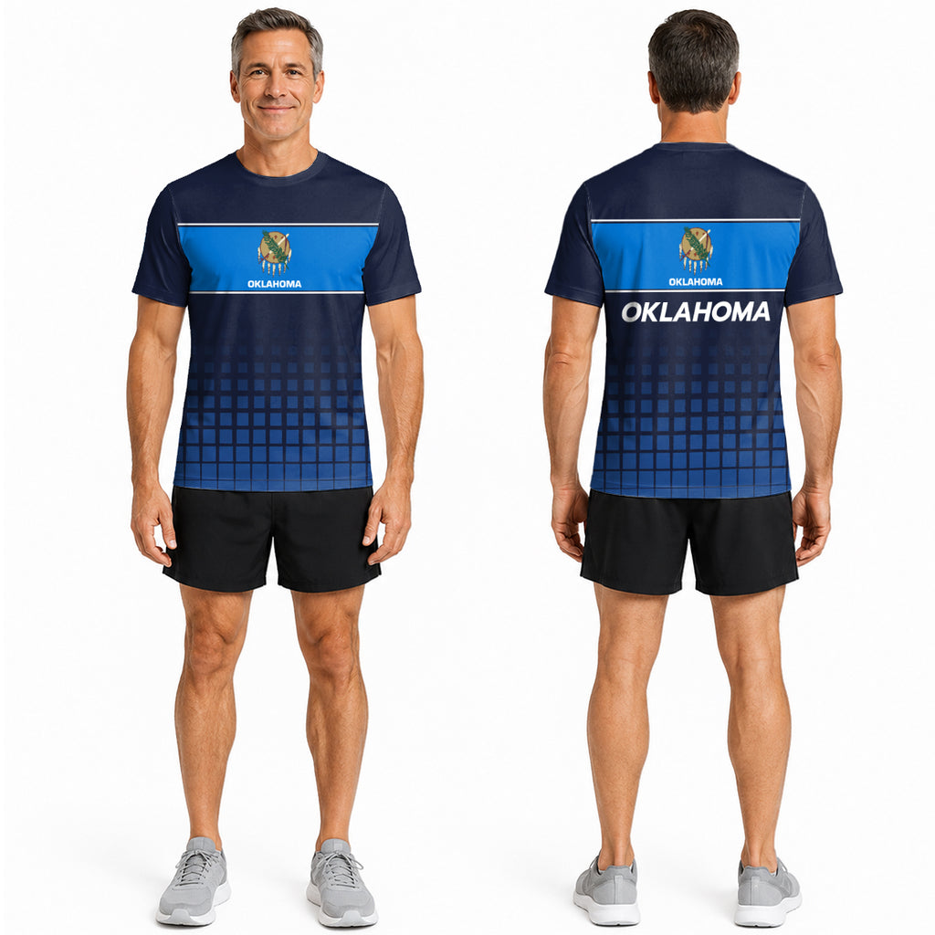 Oklahoma State Pride Tech Running T-Shirt