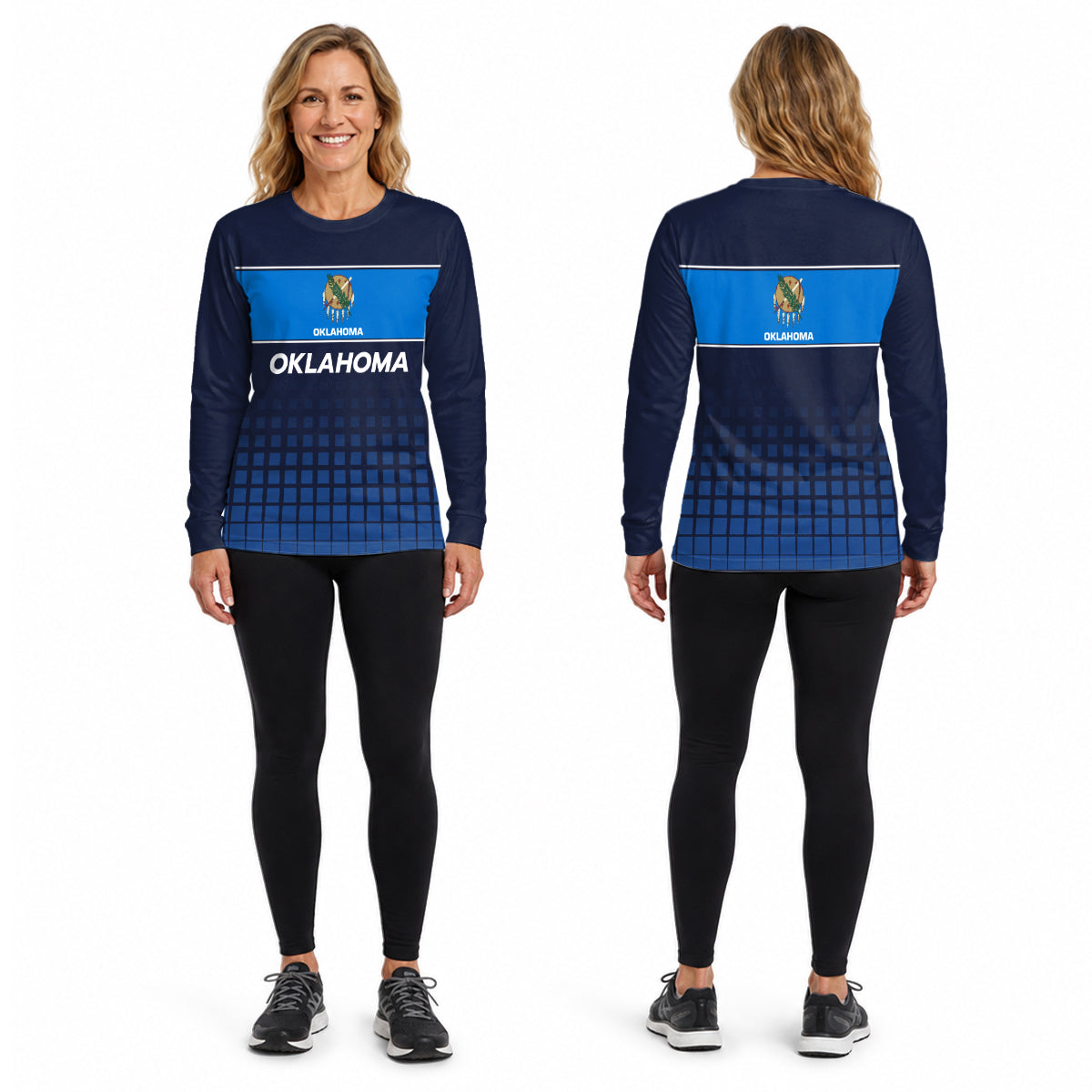 Oklahoma State Pride Long Sleeve Running T-Shirt