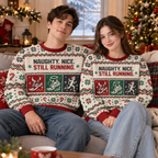Naughty Nice Still Running Sweater