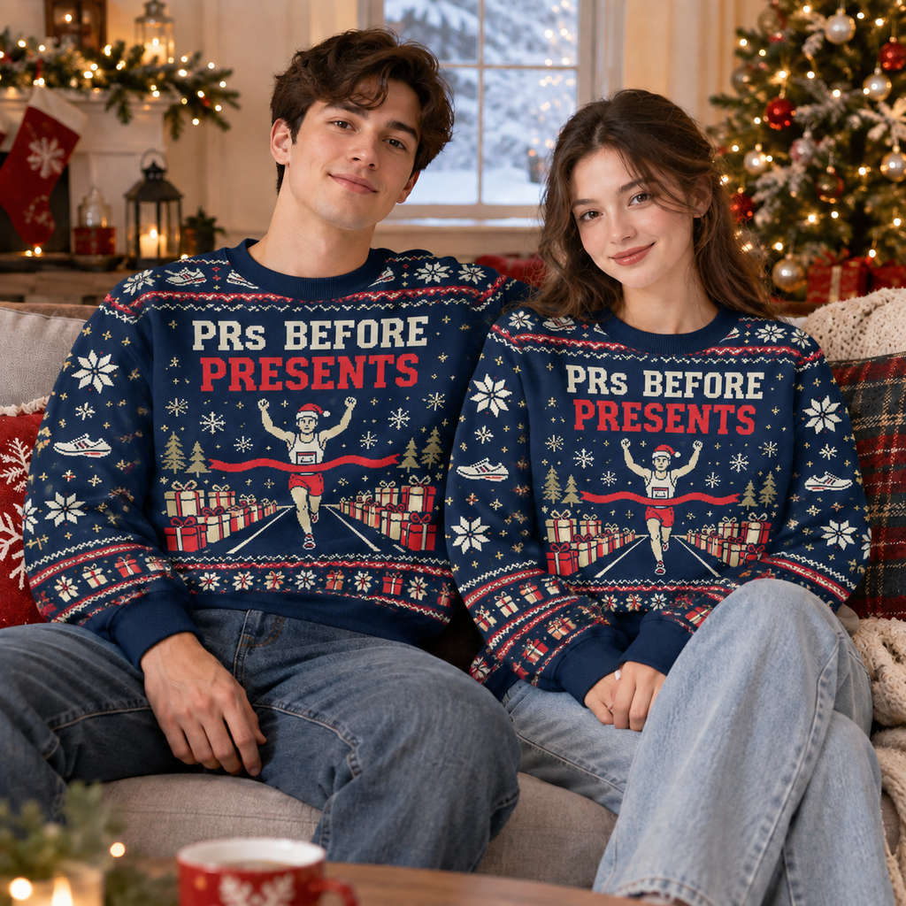 PRs Before Presents Sweater