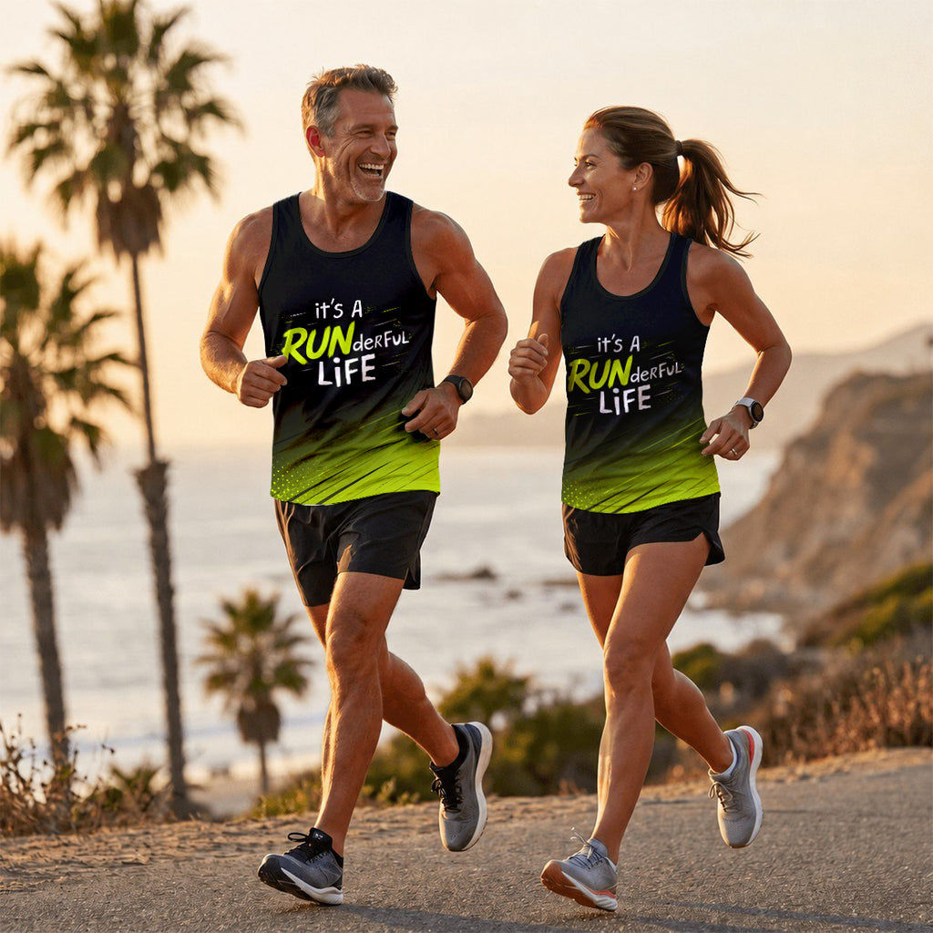 Funny Running Tank Top _ Runderful Tech Running Singlet
