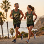 Semper Fi Shield The Marine Corp Race Day Running Tank Top