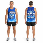 Lady Liberty Torch The NYC Race Day Running Tank Top