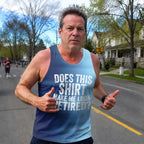 Retirement Running Tank Top Make Me Look Retired Funny Running Singlet for Men and Women