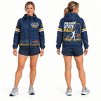Custom Name Prairie State Pace Illinois Running Windbreaker Jacket
