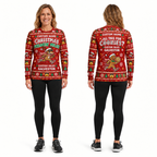 Custom Name Miles Christmas Freakin’ Miles Santa Hustle Galveston Running Long Sleeve Shirt