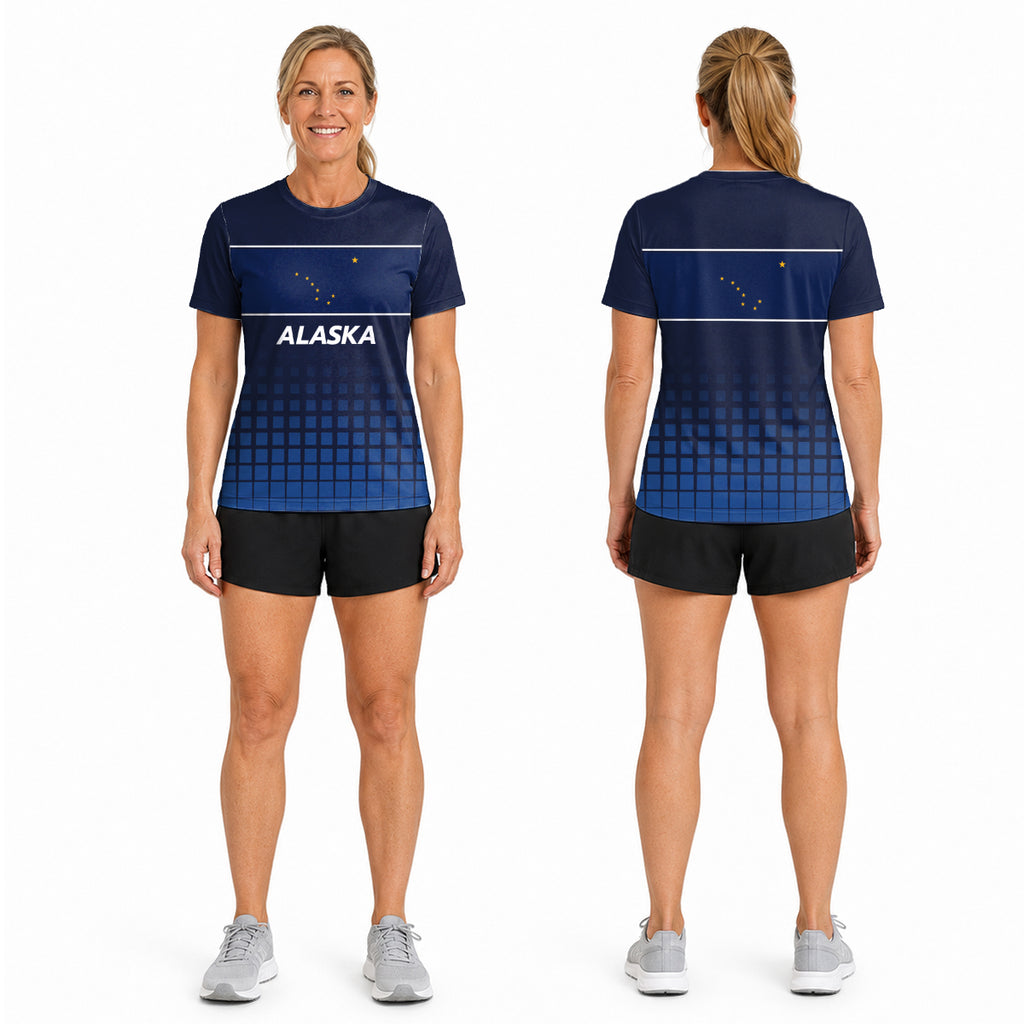 Alaska State Pride Tech Running T-Shirt