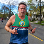 Patriotic Tech Running Tank Top - Washington State Pride Running Singlet