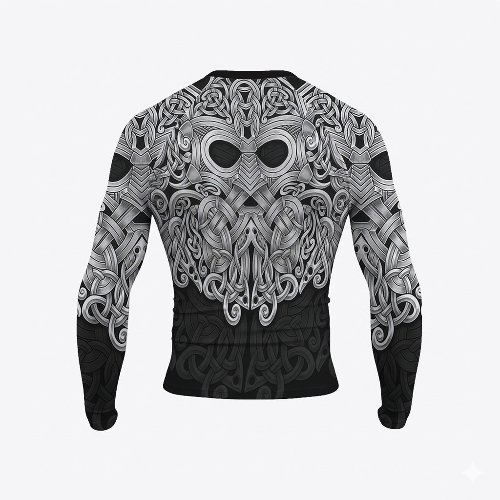 Asgardian Steel Black BJJ Rash Guard