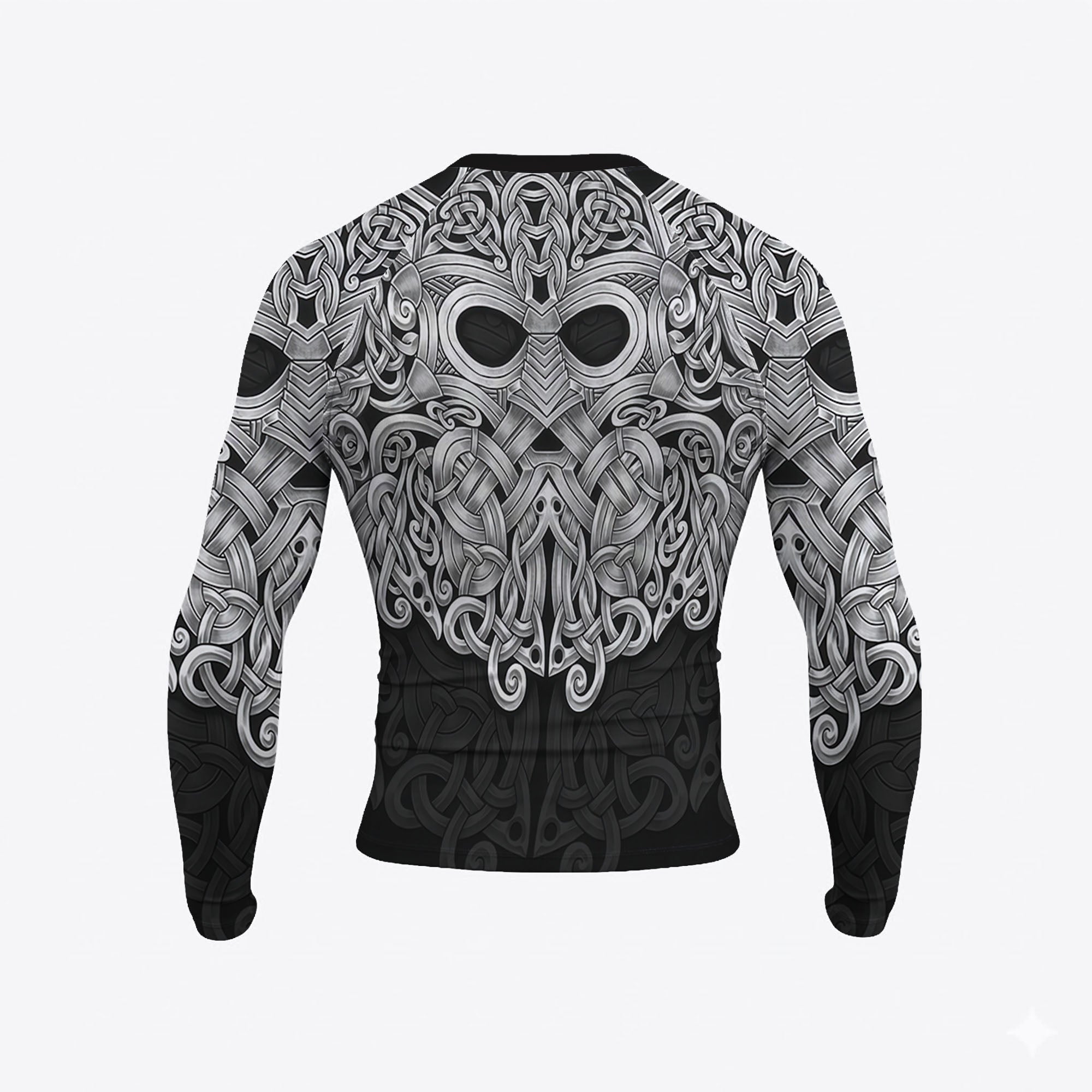 Asgardian Steel Black BJJ Rash Guard