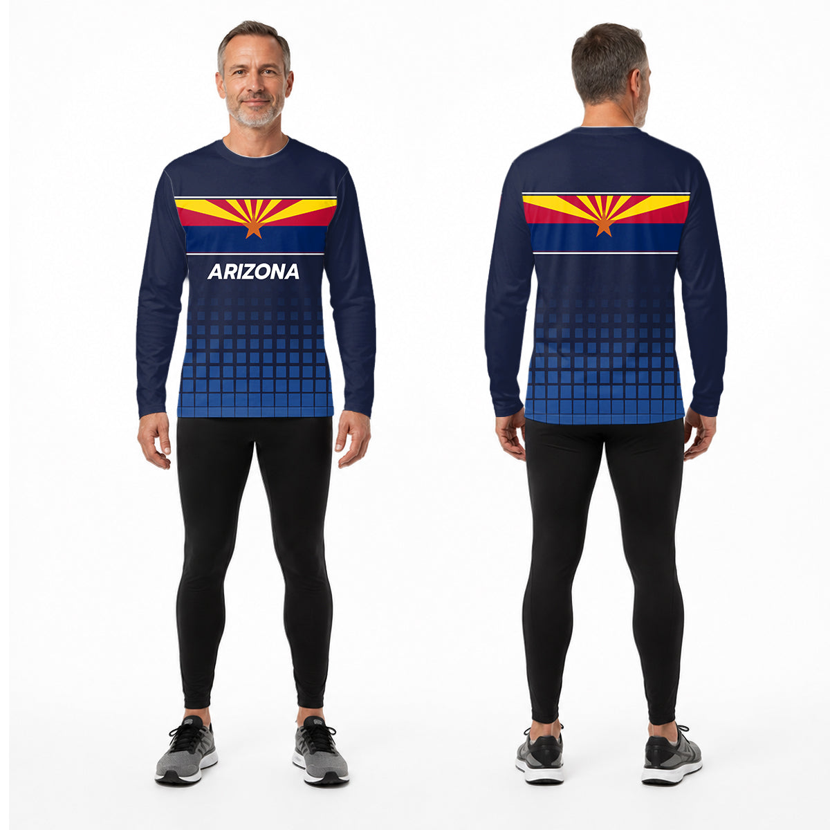Arizona State Pride Long Sleeve Running T-Shirt