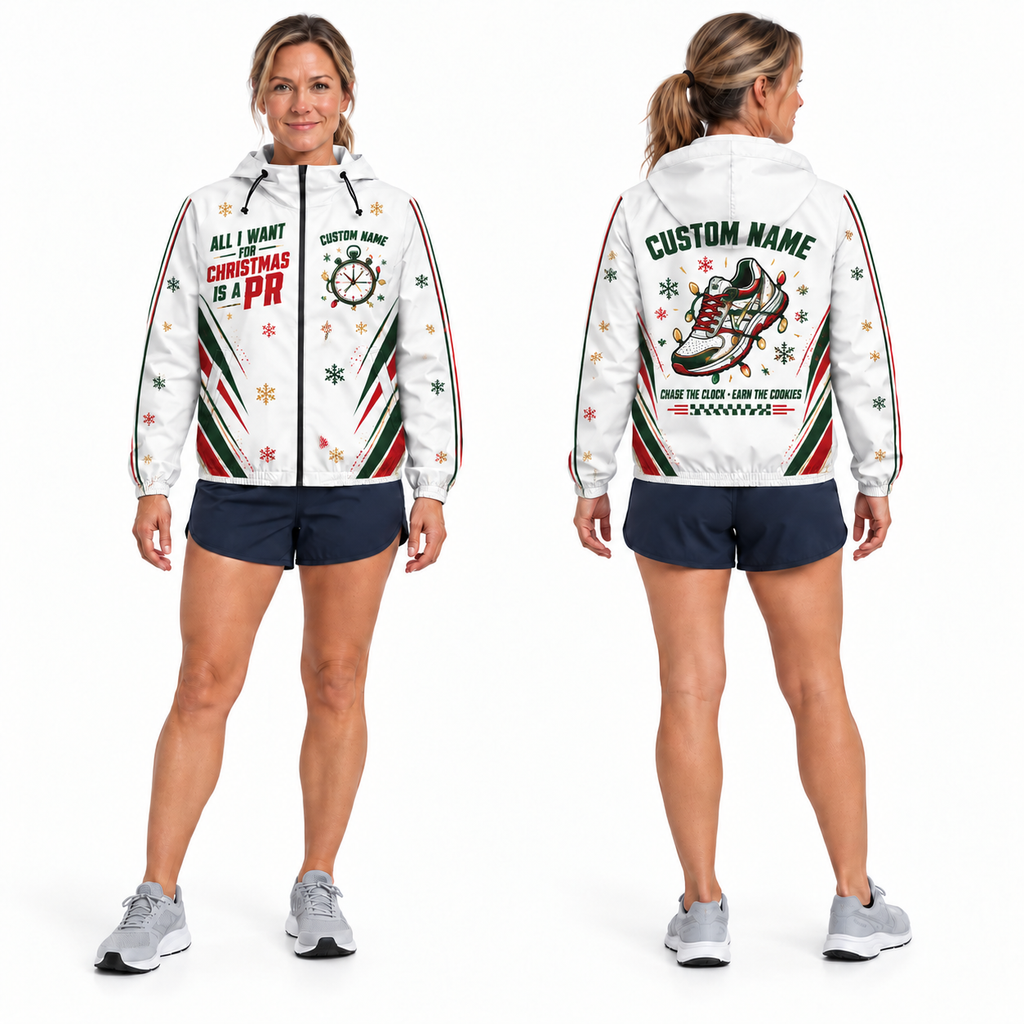 Custom Name All I Want Is a PR Running Windbreaker Jacket