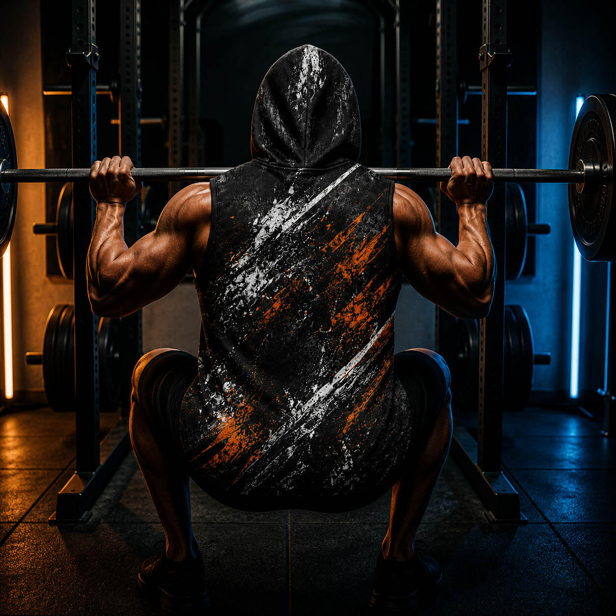 Who You calling Silly Goose Men's Workout Hooded Tank Top