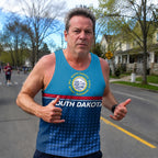 Patriotic Tech Running Tank Top - South Dakota State Pride Running Singlet