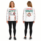 Custom Name Officially on the Nice Pace List Running Long Sleeve Shirt