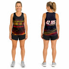 Glitch Art Effekt Berlin Wettkampftag Lauf-Tanktop