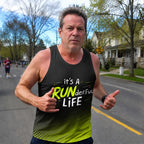 Funny Running Tank Top _ Runderful Tech Running Singlet