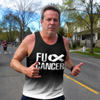 Cancer Fighter Running Tank Top FU Cancer Running Singlet for Men and Women