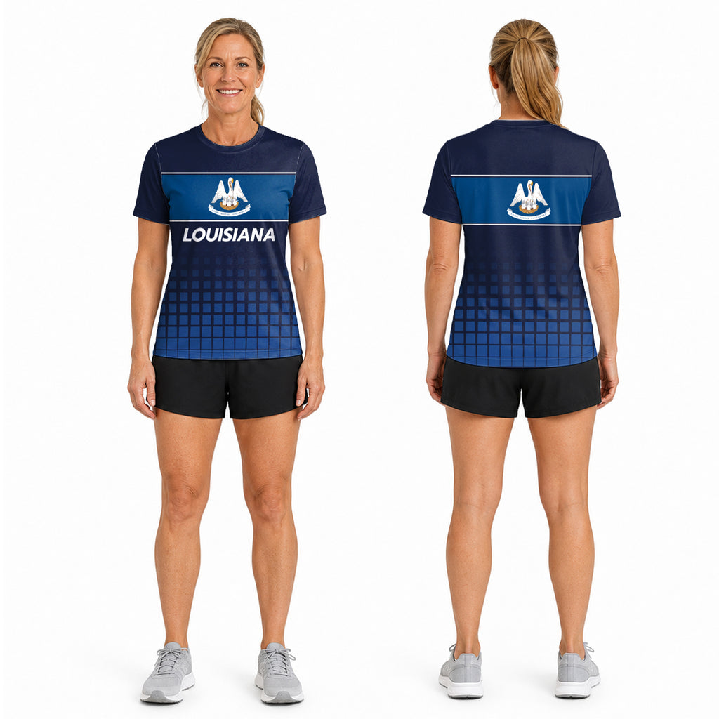 Louisiana State Pride Tech Running T-Shirt