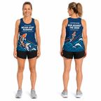 Custom Name Miles Koi Wave Aloha Running Tank Top